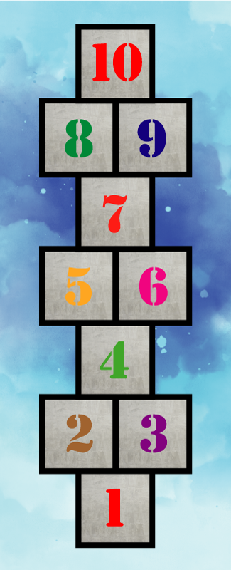 Komlós móka vinil szőnyeg Játékok - TenStickers