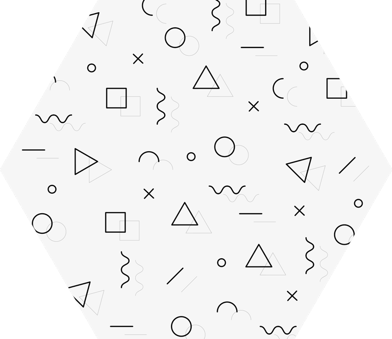 Absztrakt geometria vinil szőnyeg geometriai - TenStickers