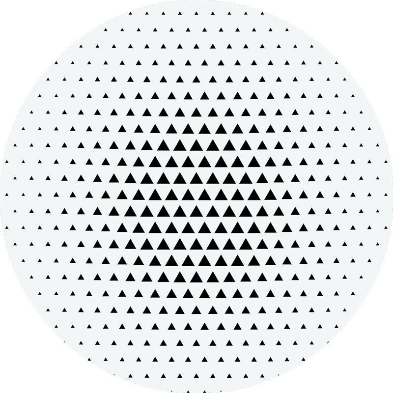 Geometriai háromszög vinil szőnyeg geometriai - TenStickers