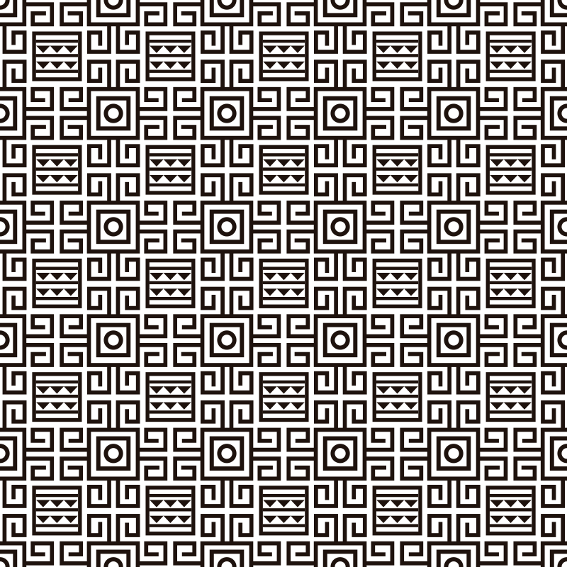 Geometriai minta kontraszt vinil szőnyeg geometriai - TenStickers