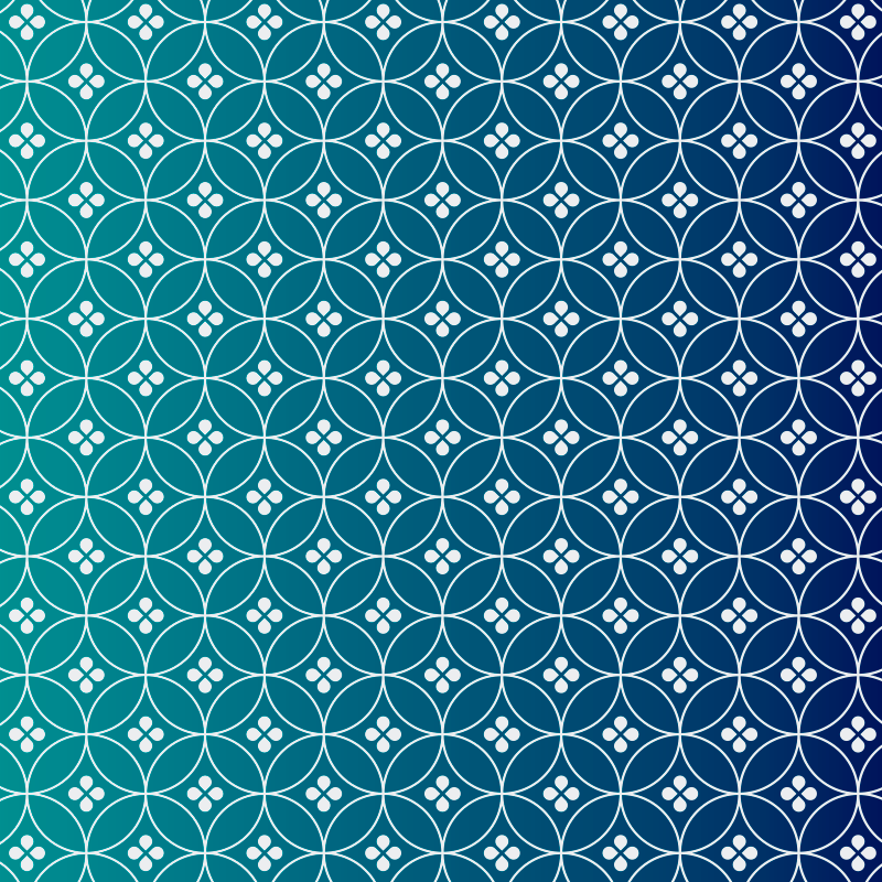 Geometrikus kék fedőréteg vinil szőnyeg geometriai - TenStickers