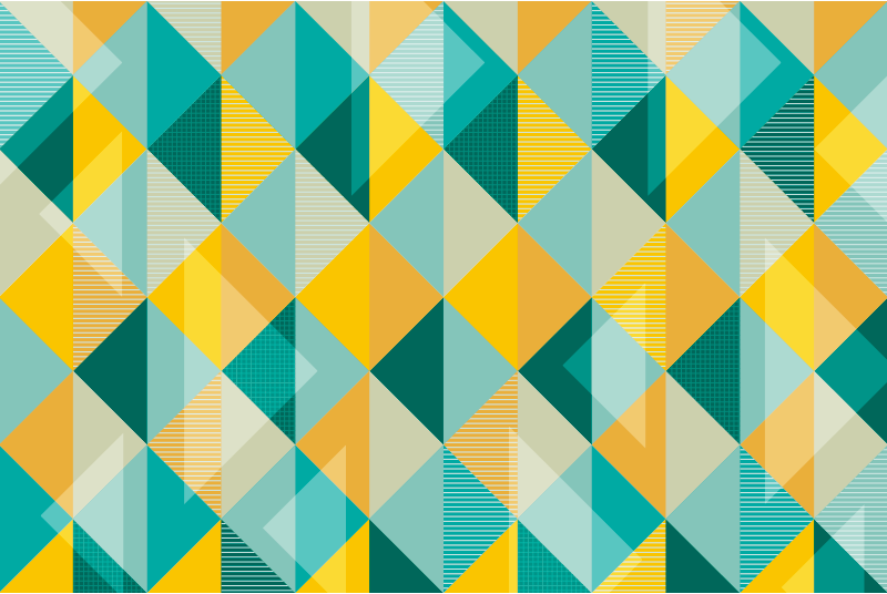 Háromszögek geometriai vinilszőnyegének története - TenStickers