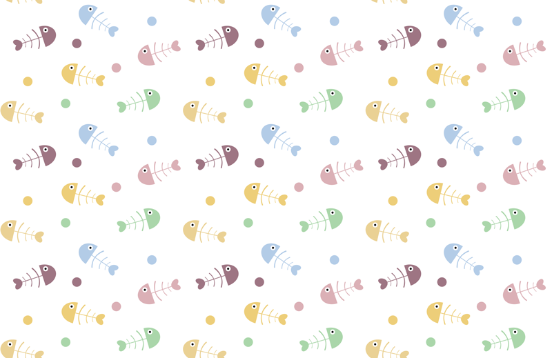 Halcsontok állati vinilszőnyeg - TenStickers