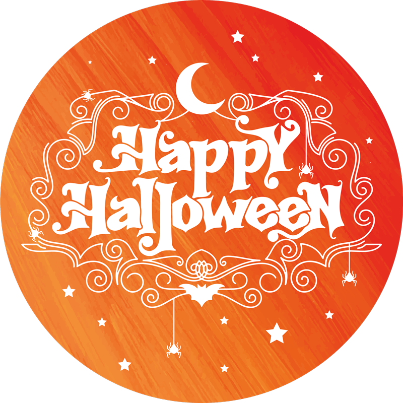Halloween ünnepi körlevél vinil szőnyeg halloween - TenStickers
