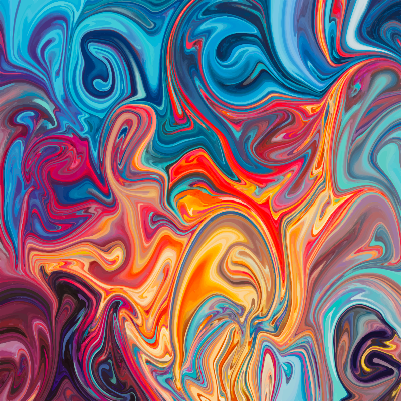 Kavargó színek vinil szőnyeg struktúra - TenStickers