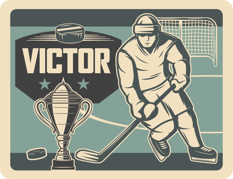 Hokis nevű gyerek vinyl szőnyeg - TenStickers