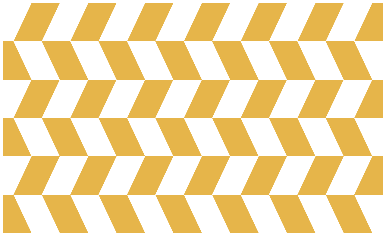 Geometriai fehér és sárga figurák vinil szőnyegek - TenStickers