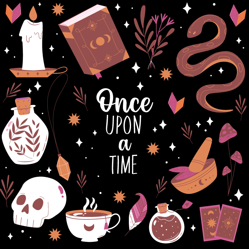 Mesebeli meseidő vinil szőnyeg mások - TenStickers