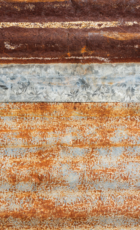 Régi rozsdás vintage vinyl szőnyeg - TenStickers