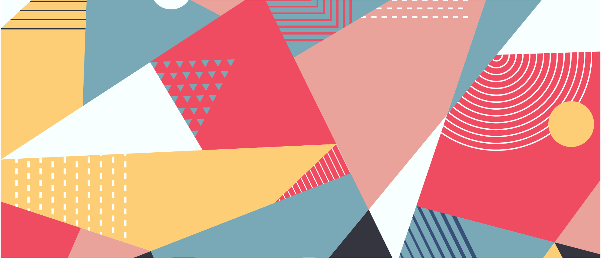 Geometriai színes modern szőnyeg - TenStickers