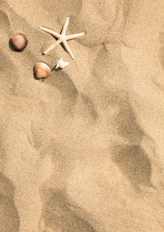 Nyári hangulatú vinilszőnyeg homokkő padlólapok - TenStickers