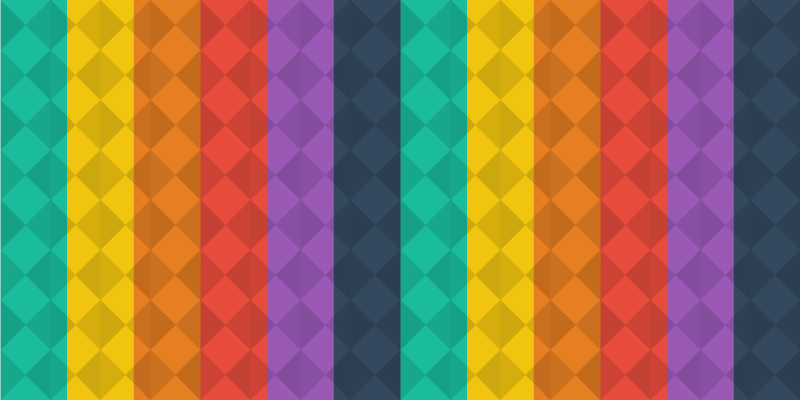 Színes gyémántok modern szőnyeg - TenStickers