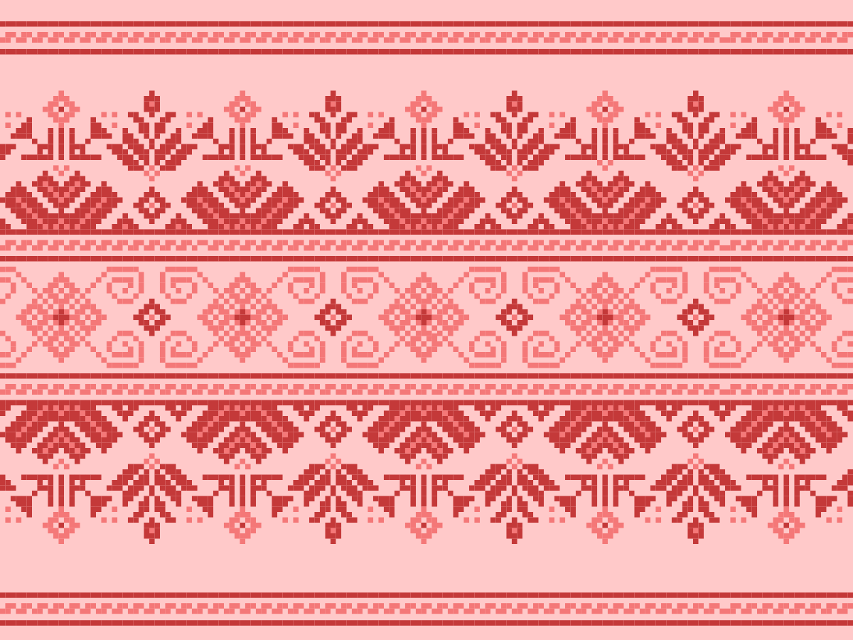 Etnikai díszítő minta vinil szőnyeg mandala - TenStickers