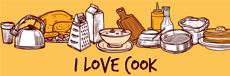 Szeretek főzni vinil szőnyeg konyha - TenStickers