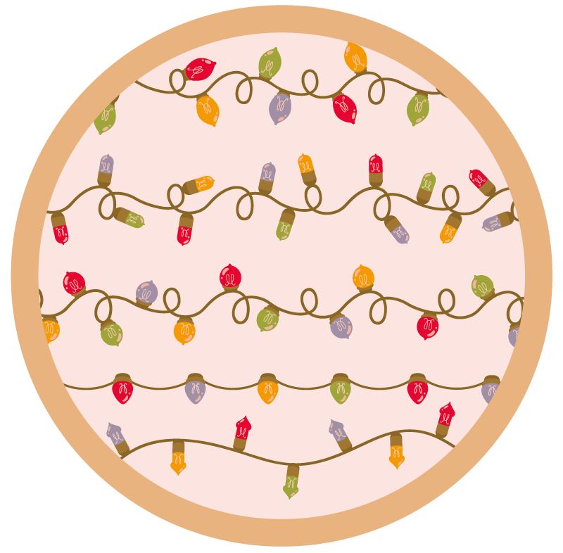 ünnepi füzér vinil szőnyeg események - TenStickers