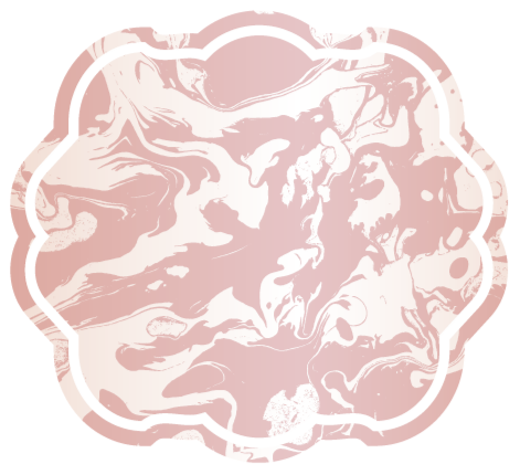 Rózsaszín és fehér márvány modern szőnyeg - TenStickers