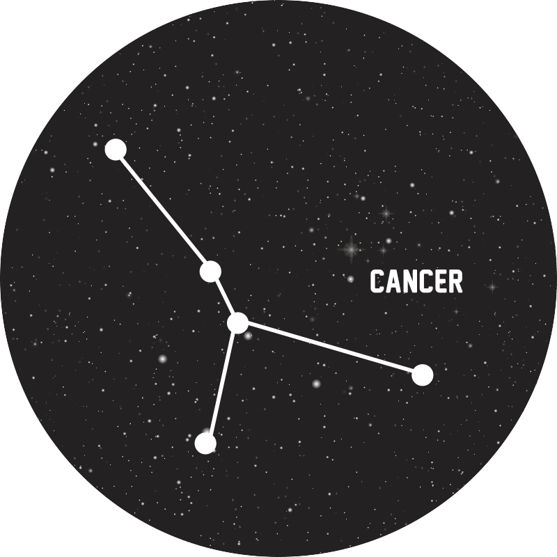 állatöv jel rák modern szőnyeg - TenStickers