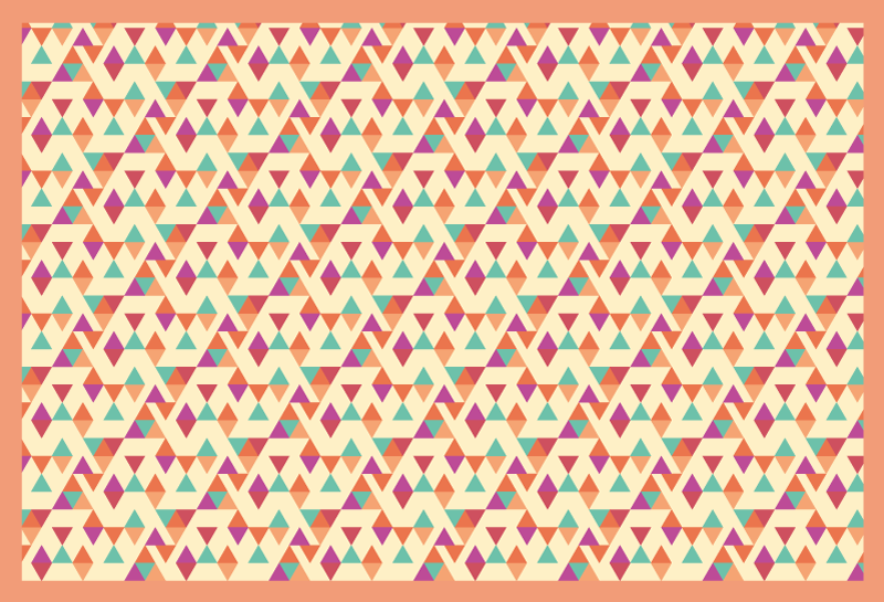 Mozaik mintás futó vinil szőnyeg mozaik - TenStickers