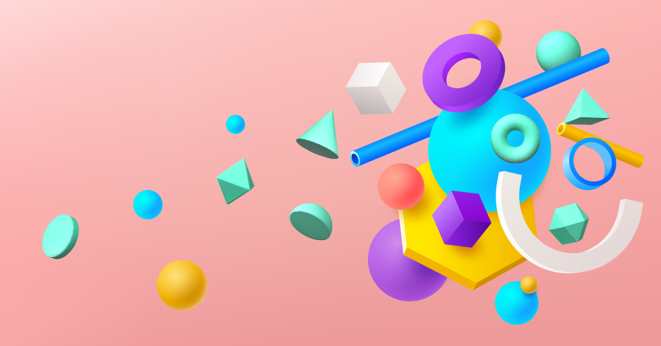 Alap 3d alakzatok modern szőnyeg - TenStickers