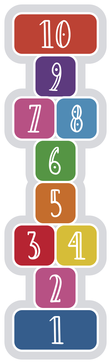 Játék szőnyeg játék mat színes - TenStickers