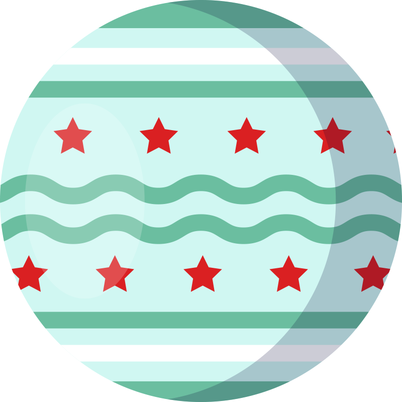 Vízi csillag motívum vinil szőnyeg csillagok - TenStickers