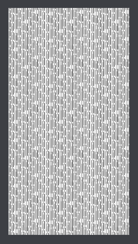 Monokróm geometriai vinil szőnyeg geometriai - TenStickers