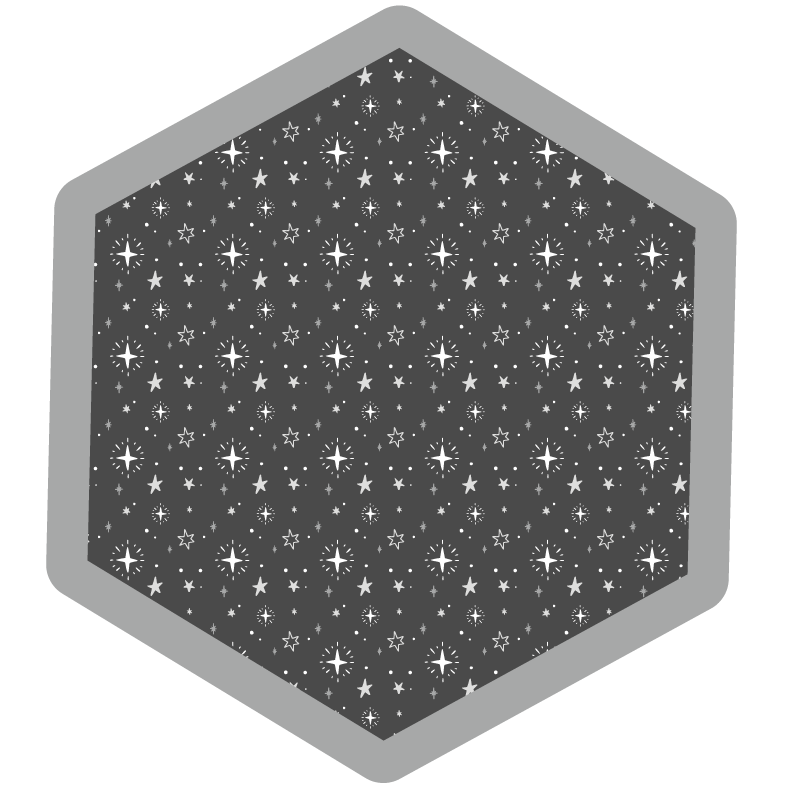 Mosott szürke gyermek csillag szőnyeg - TenStickers