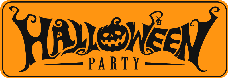 Halloween ünnepi banner vinil szőnyeg halloween - TenStickers