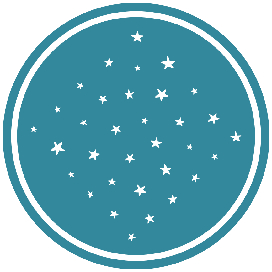 Csillagmotívum vinil szőnyeg csillagok - TenStickers