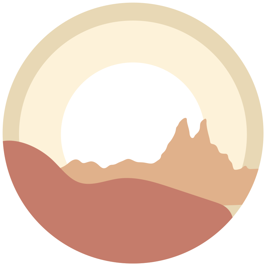 Minimalista táj vinil szőnyeg természet - TenStickers