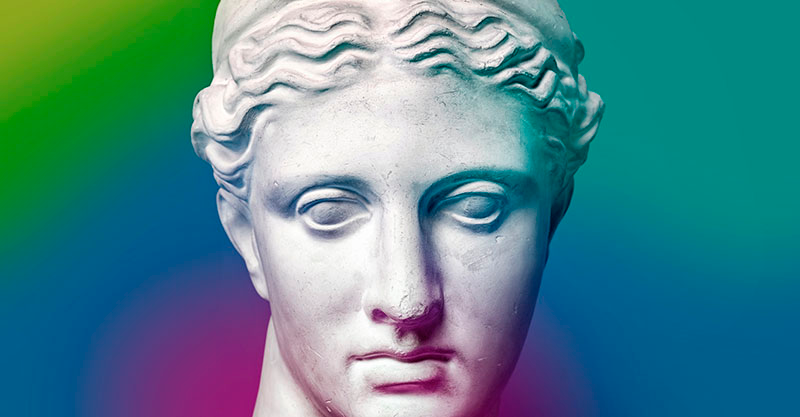 Görög műtárgyak vintage szőnyeg - TenStickers