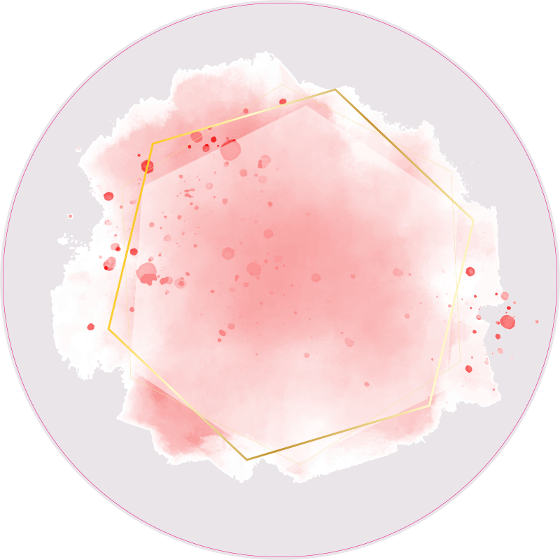 Absztrakt akvarell vinil szőnyeg minimalista - TenStickers
