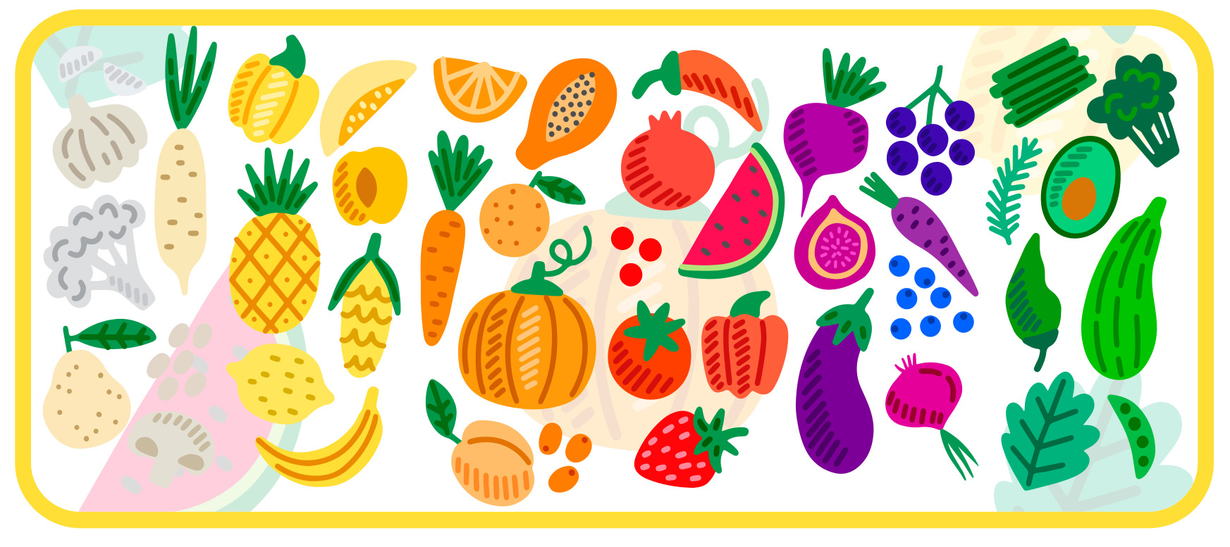 Egészséges étrend konyhai vinil szőnyeg - TenStickers