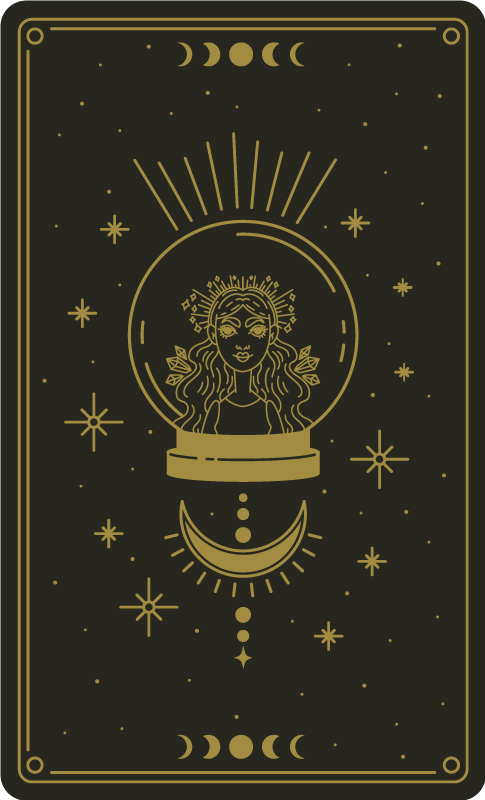 A boszorkány és a hold hálószoba szőnyeg - TenStickers