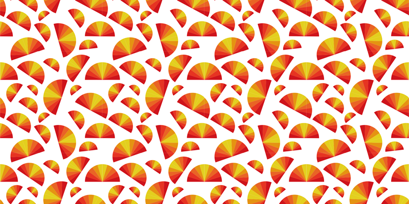 Vintage naplemente minta vintage szőnyeg - TenStickers