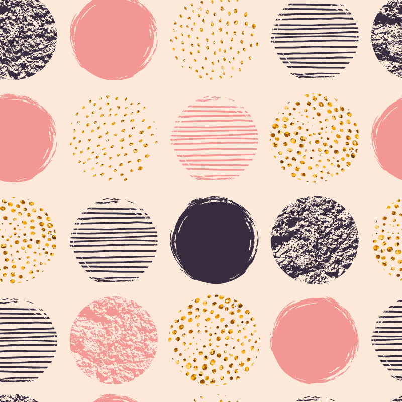 Színes kering gyerek vinyl szőnyeg - TenStickers