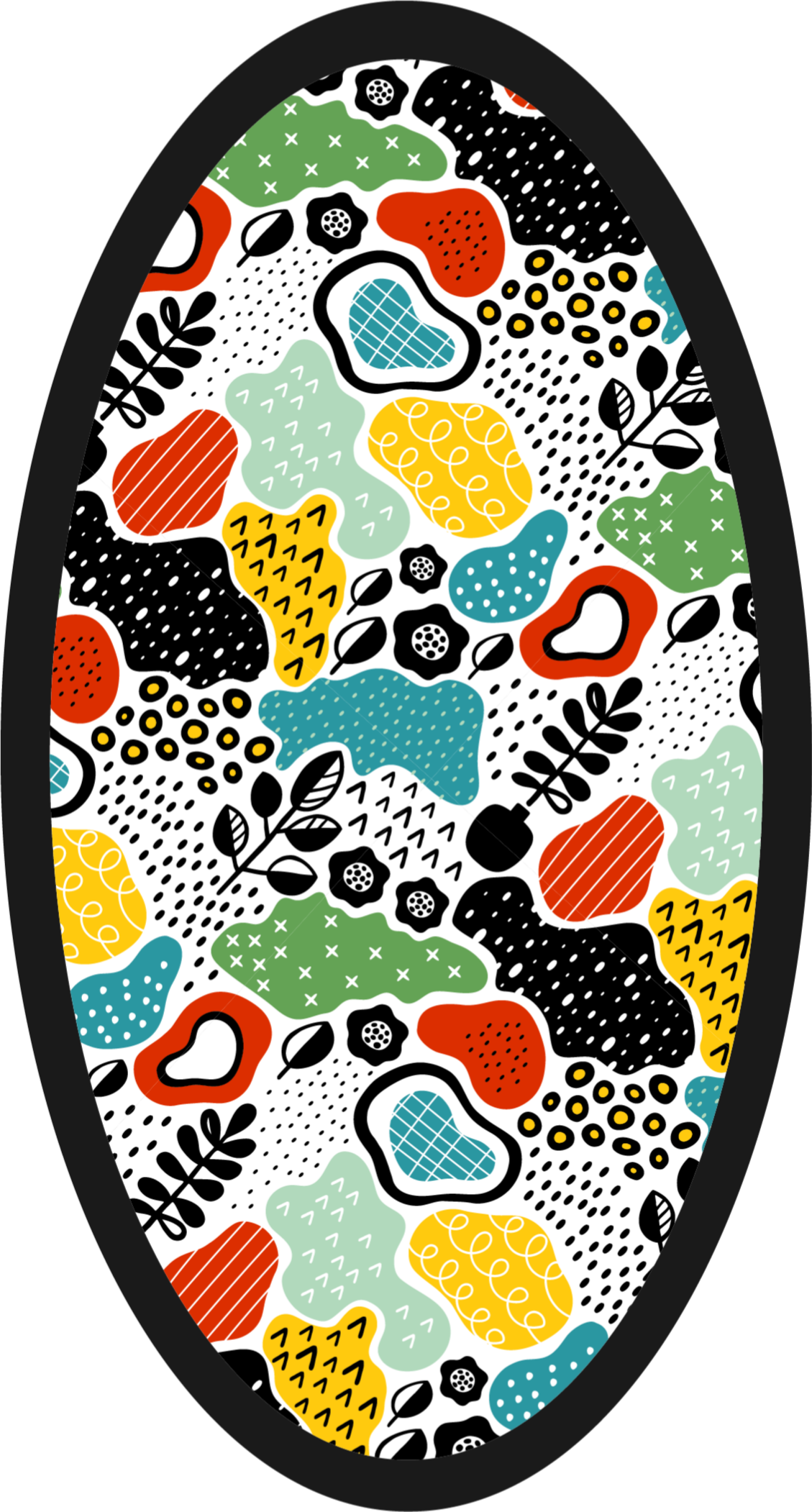 Színes absztrakt design modern szőnyeg - TenStickers