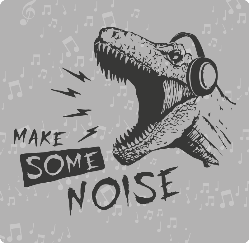 Dinamikus dinoszaurusz hang vinil szőnyeg mások - TenStickers