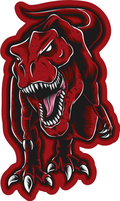 Vad dinoszaurusz vinil szőnyeg állat - TenStickers