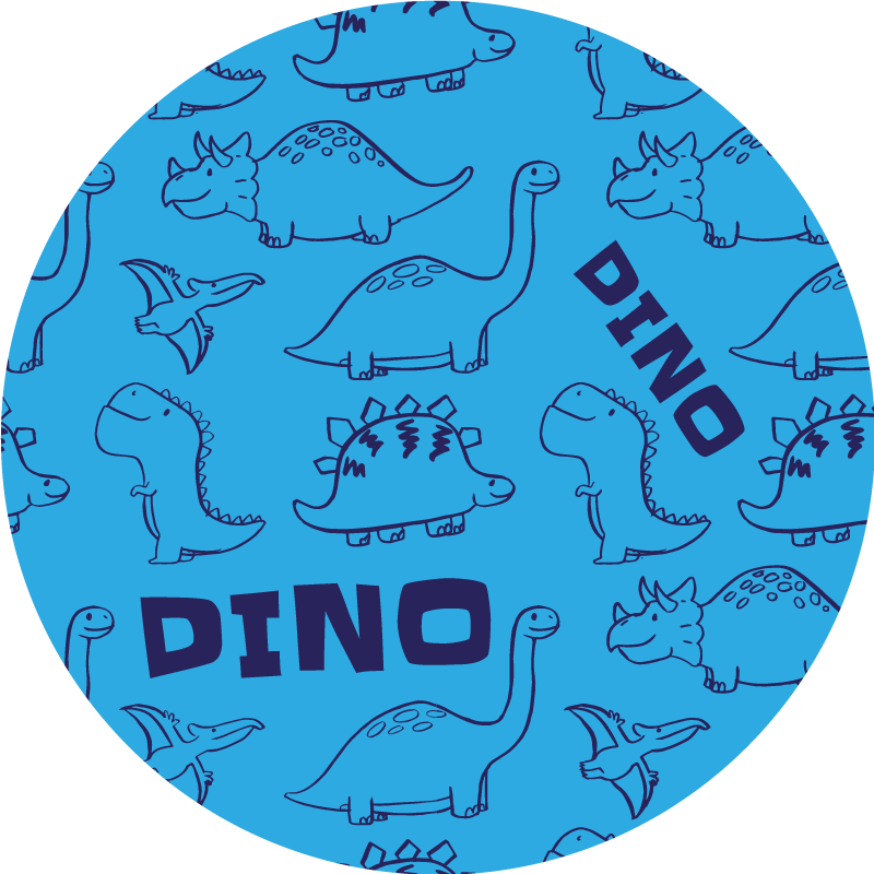 Dinoszaurusz témájú vinil szőnyeg mások - TenStickers
