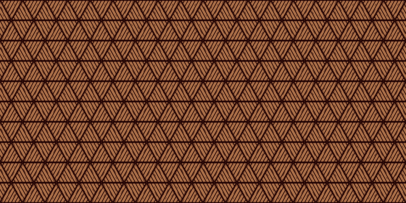 Geometriai fa háromszögek folyosó futók - TenStickers