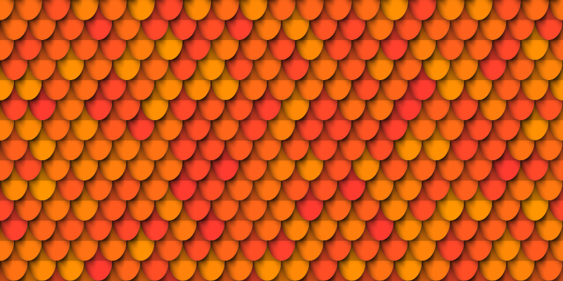 Tetőcserép mintás vinil szőnyeg - TenStickers