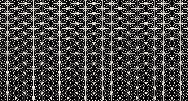 Fekete-fehér geometriai gyémánt szőnyegek - TenStickers