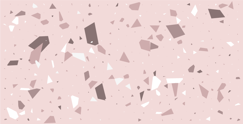 Geometrikus terrazzo vinil szőnyeg geometriai - TenStickers