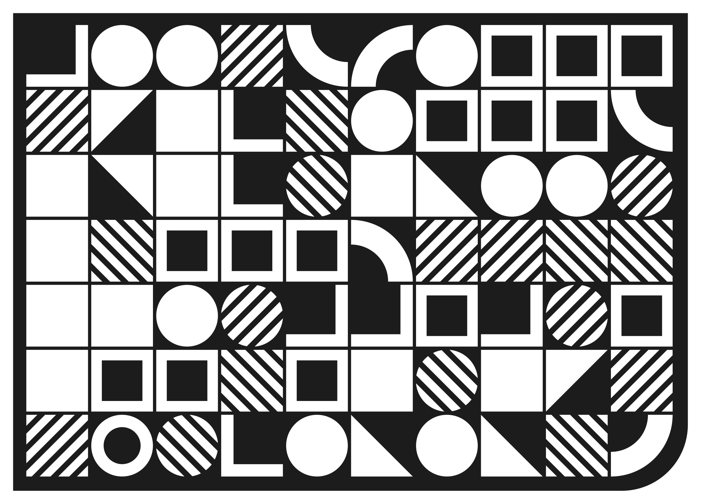 Absztrakt design modern szőnyeg - TenStickers