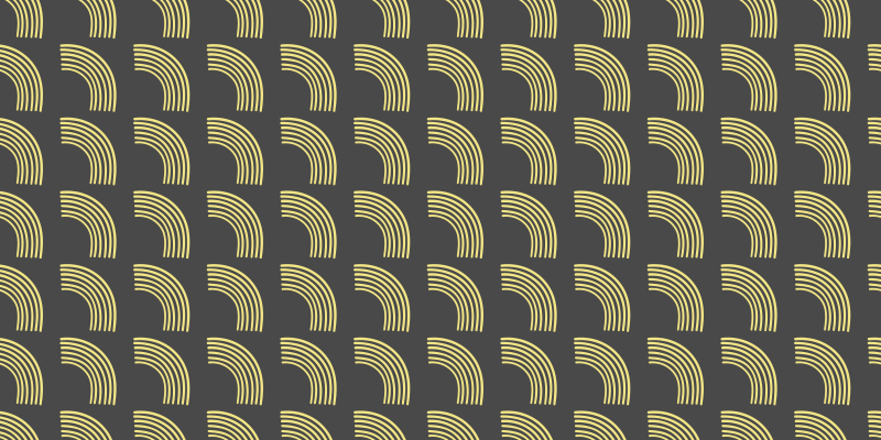 Geometrikus ívminták vinil szőnyeg csíkos - TenStickers