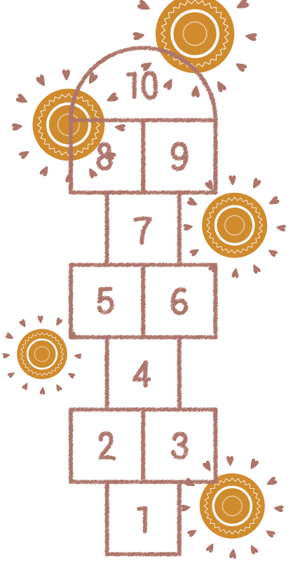 Komlós játszótér vinil szőnyeg Játékok - TenStickers