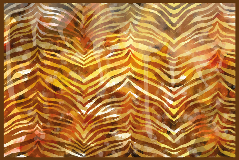 Szafari hangulat vinil szőnyeg állatnyomat - TenStickers