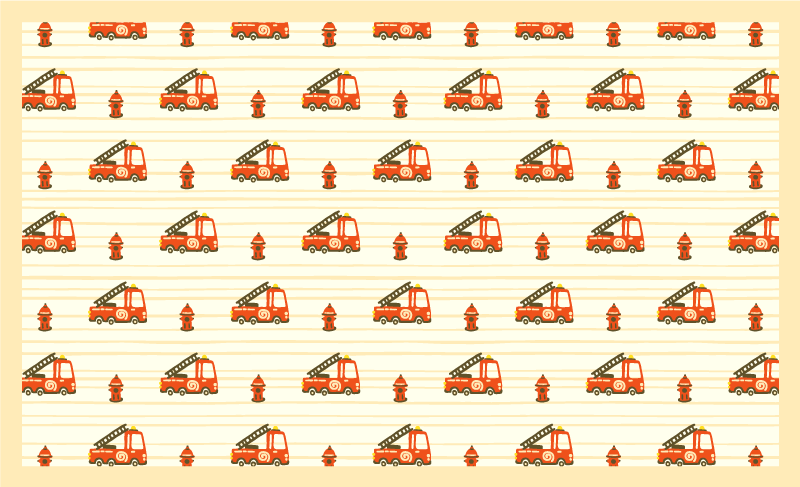 Játékos közlekedési téma vinil szőnyeg mások - TenStickers