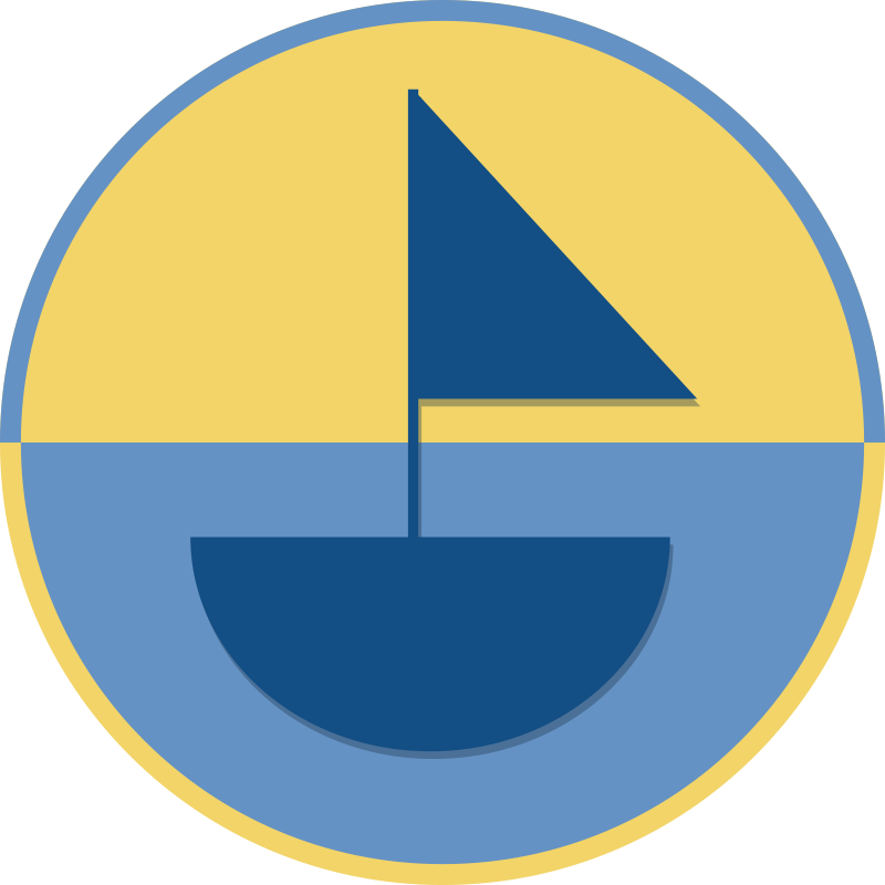 Geometrikus vitorlás motívum vinil szőnyeg geometriai - TenStickers